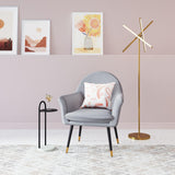 ZUO Garza Floor Lamp Brass