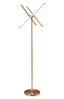 ZUO Garza Floor Lamp Brass