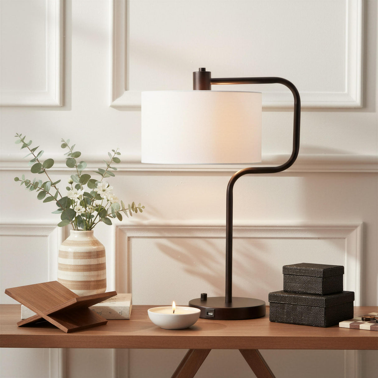 ZUO Middlemist Table Lamp White