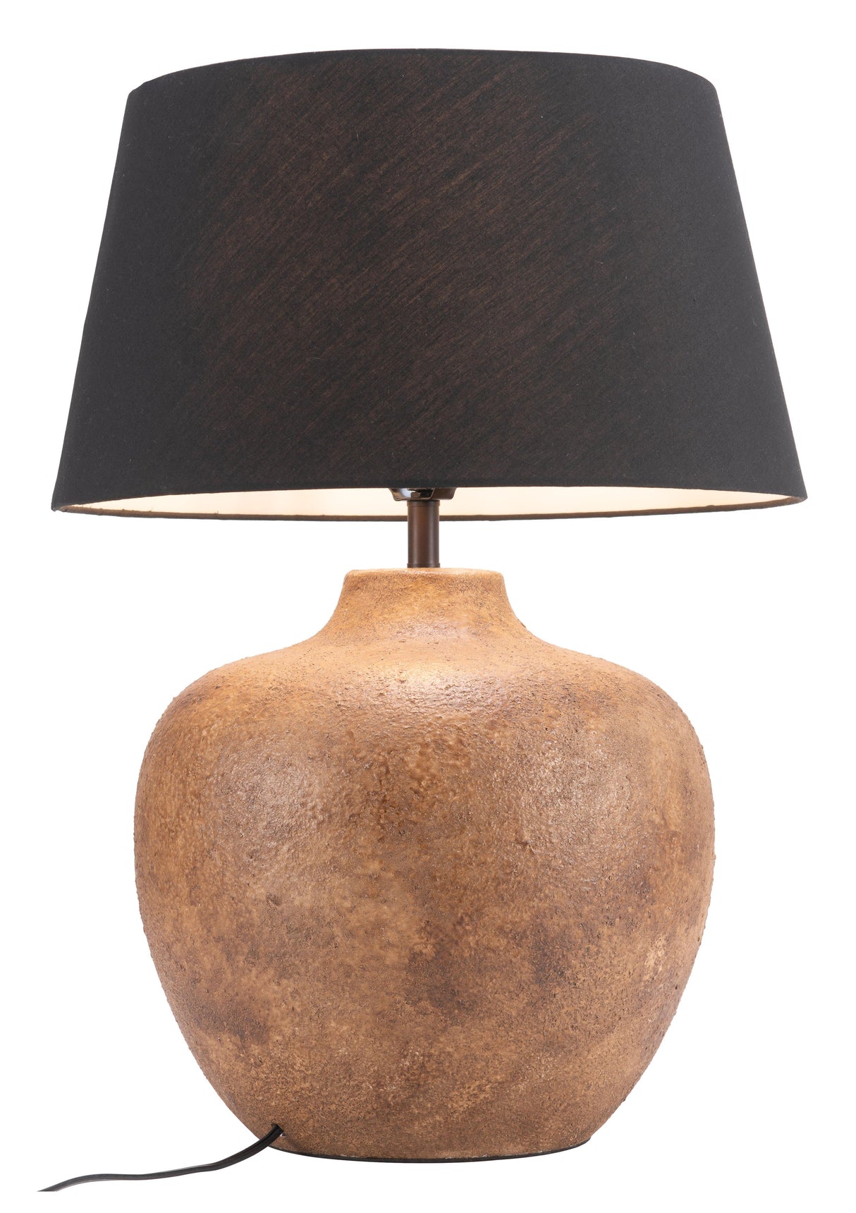 ZUO Basil Table Lamp Black