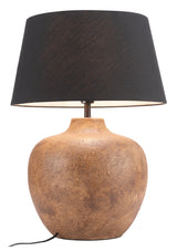 ZUO Basil Table Lamp Black