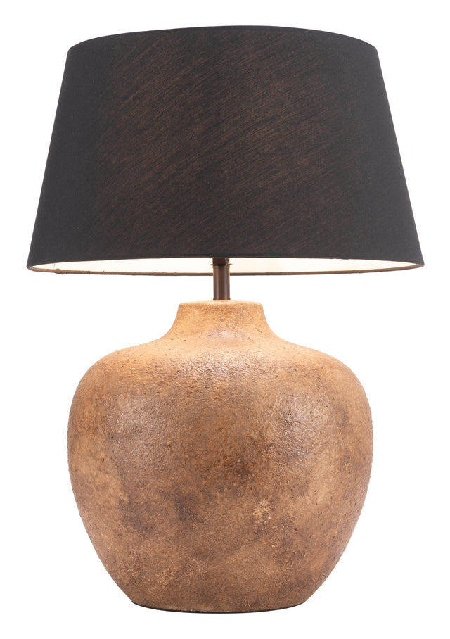 ZUO Basil Table Lamp Black