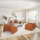 ZUO Wiber Ceiling Lamp Brass