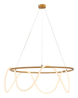 ZUO Wiber Ceiling Lamp Brass