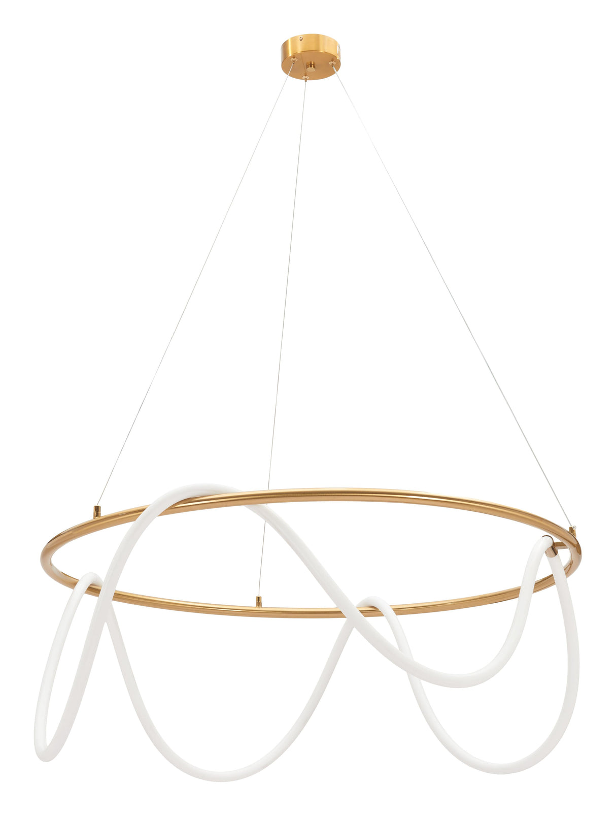 ZUO Wiber Ceiling Lamp Brass