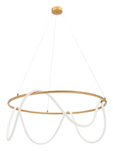ZUO Wiber Ceiling Lamp Brass