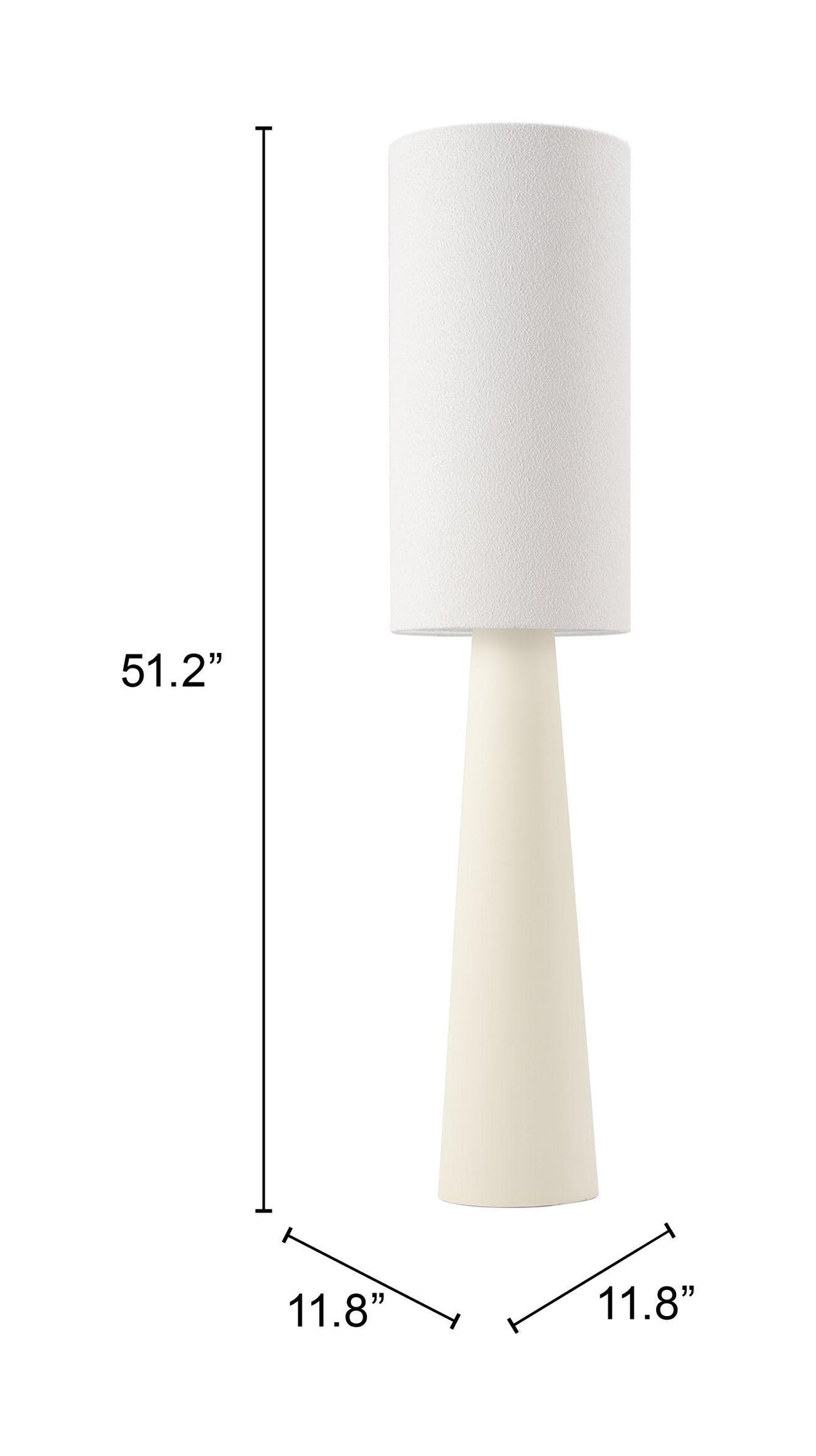 ZUO Heaven Floor Lamp White