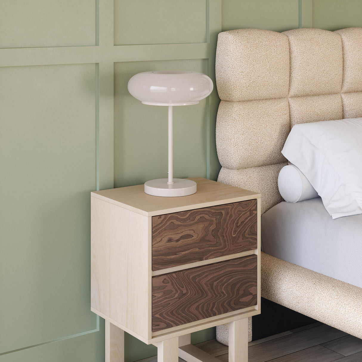 ZUO Munk Table Lamp Beige