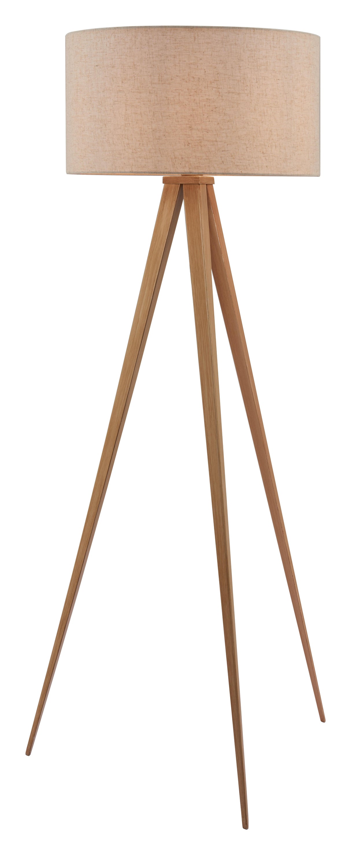 ZUO Imperial Floor Lamp Beige & Natural