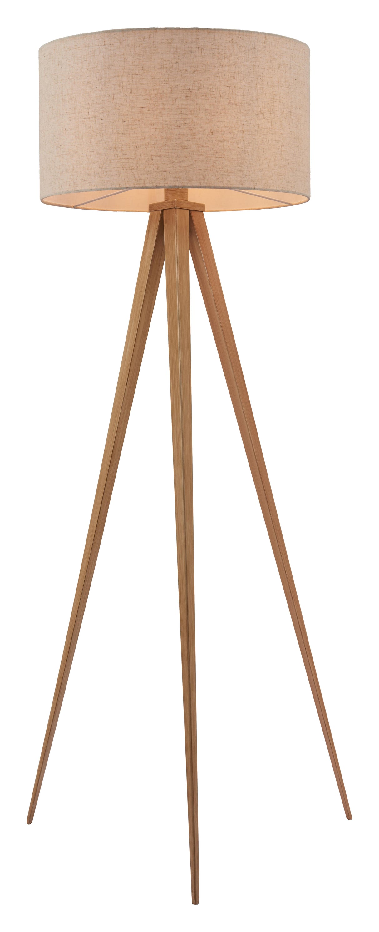 ZUO Imperial Floor Lamp Beige & Natural