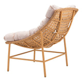 ZUO Merilyn Accent Chair Beige & Natural