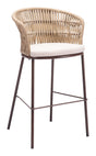 ZUO Freycinet Barstool (Set of 2) Natural