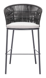 ZUO Freycinet Barstool (Set of 2) Black