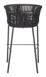 ZUO Freycinet Barstool (Set of 2) Black