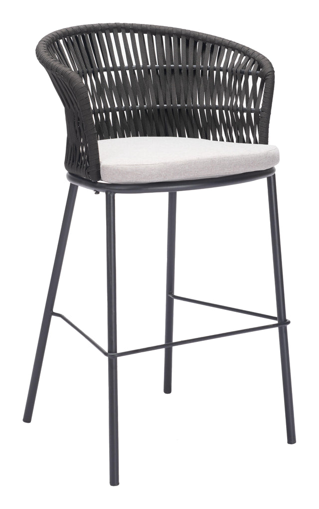 ZUO Freycinet Barstool (Set of 2) Black