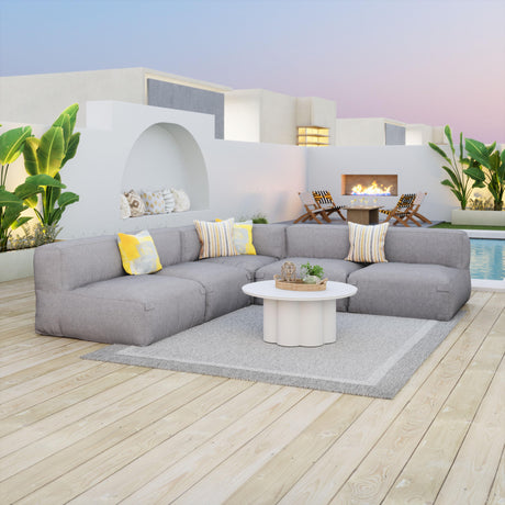 ZUO Luanda Middle Chair Gray