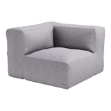 ZUO Luanda Corner Chair Gray