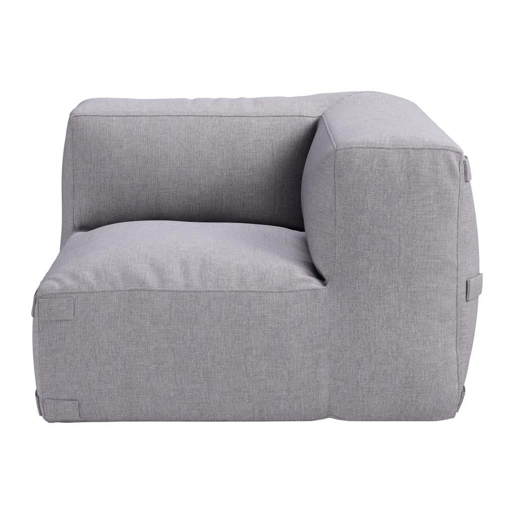 ZUO Luanda Corner Chair Gray