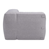 ZUO Luanda Corner Chair Gray