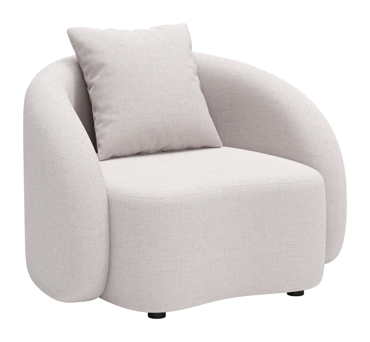ZUO Sunny Isles Accent Chair Beige
