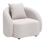 ZUO Sunny Isles Accent Chair Beige