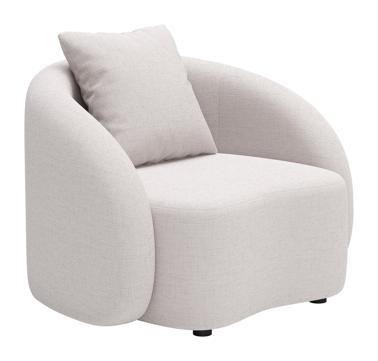 ZUO Sunny Isles Accent Chair Beige
