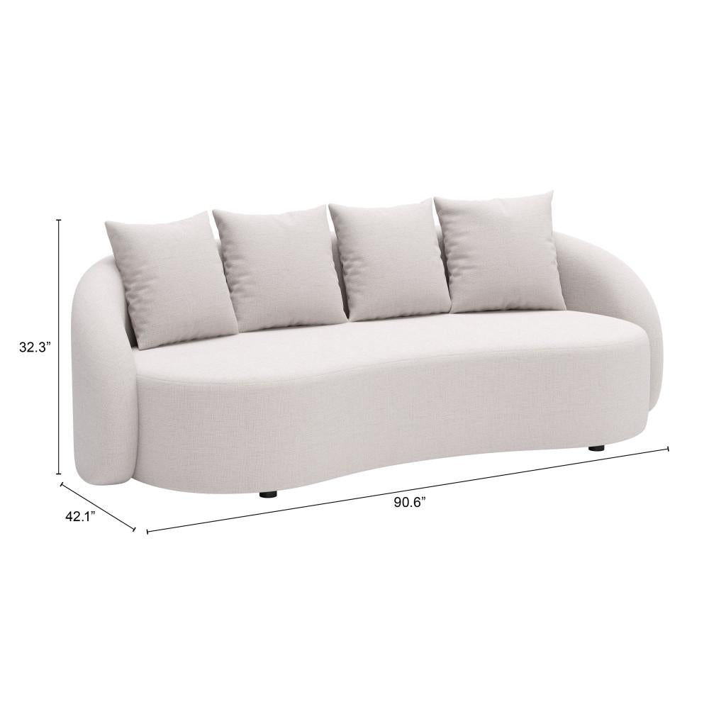 ZUO Sunny Isles Sofa Beige