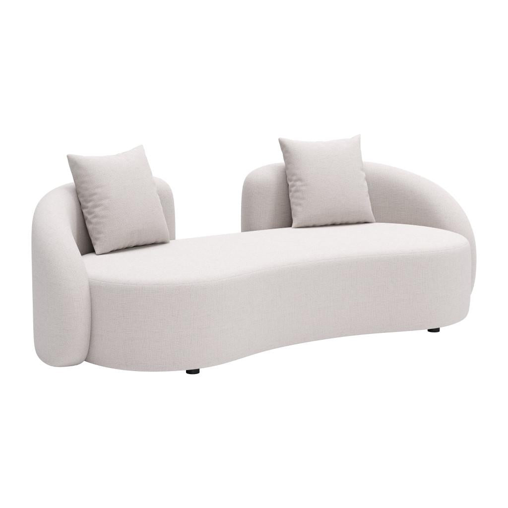 ZUO Sunny Isles Loveseat Beige
