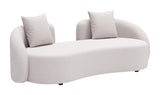 ZUO Sunny Isles Loveseat Beige