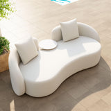 ZUO Sunny Isles Loveseat Beige