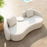 ZUO Sunny Isles Loveseat Beige