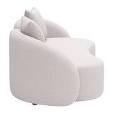 ZUO Sunny Isles Loveseat Beige