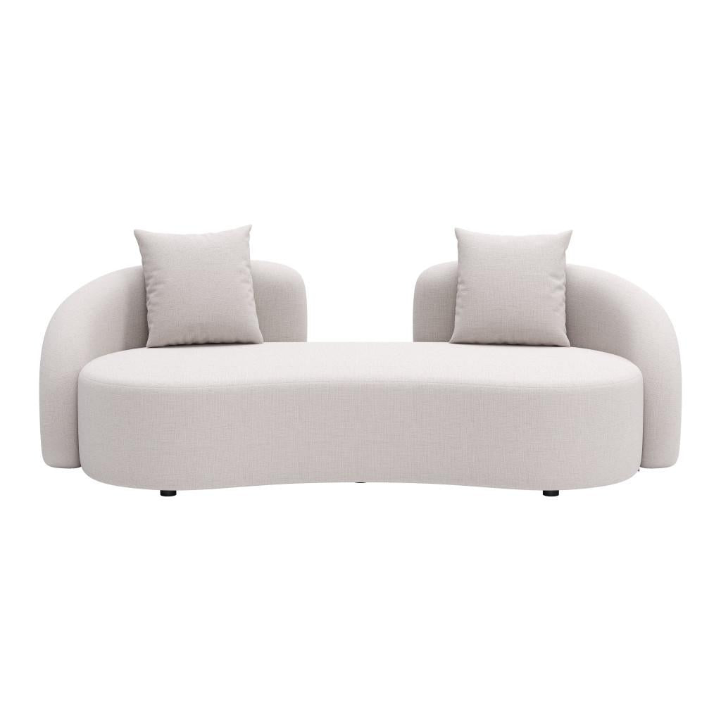 ZUO Sunny Isles Loveseat Beige