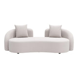 ZUO Sunny Isles Loveseat Beige