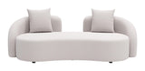 ZUO Sunny Isles Loveseat Beige