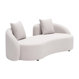 ZUO Sunny Isles Loveseat Beige
