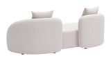 ZUO Sunny Isles Loveseat Beige