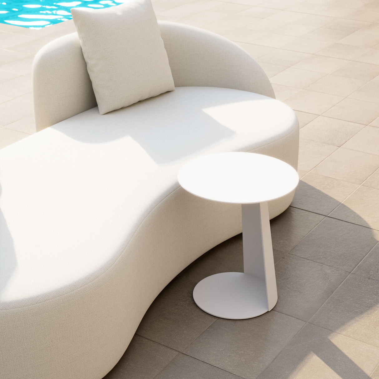 ZUO Sunny Isles Side Table White
