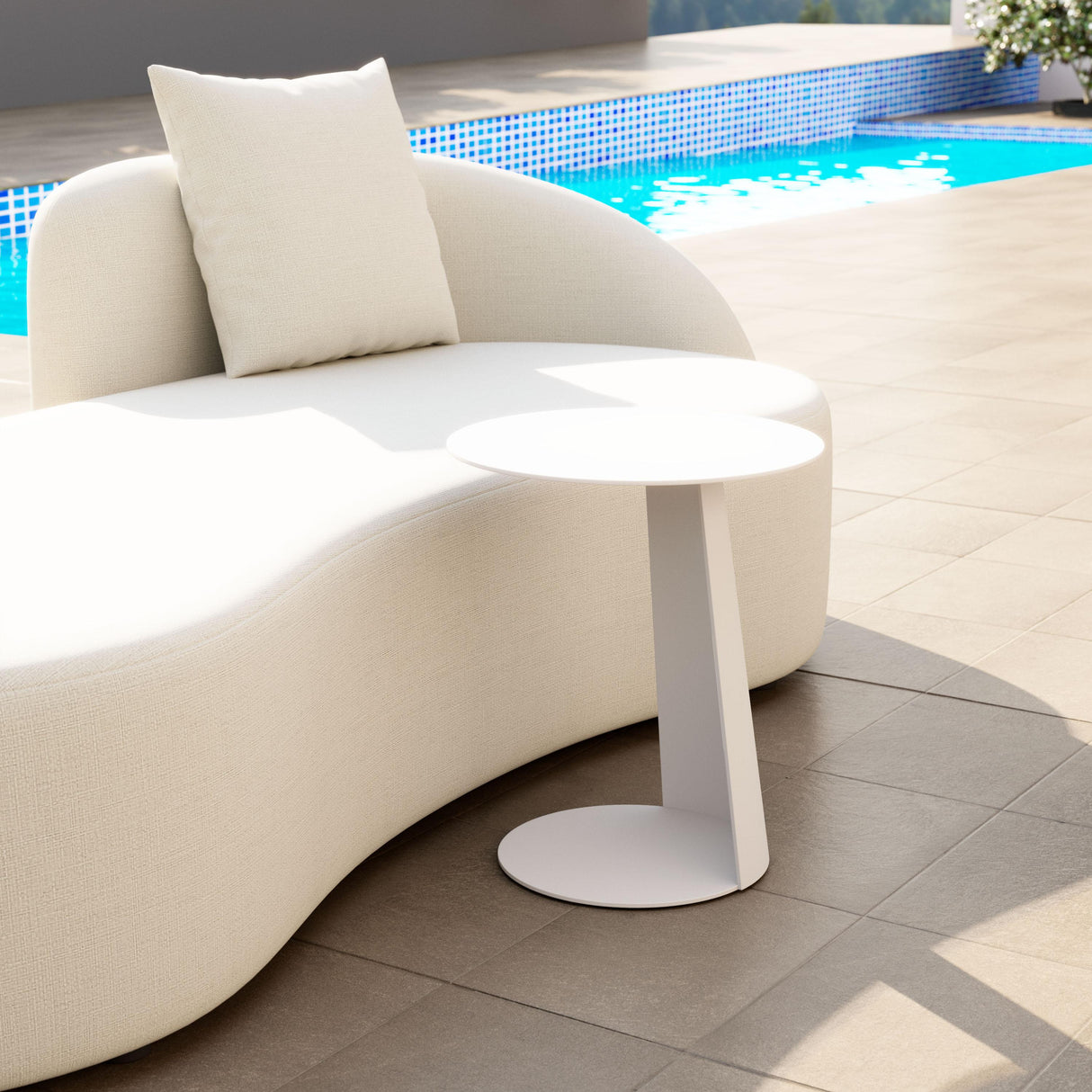 ZUO Sunny Isles Side Table White