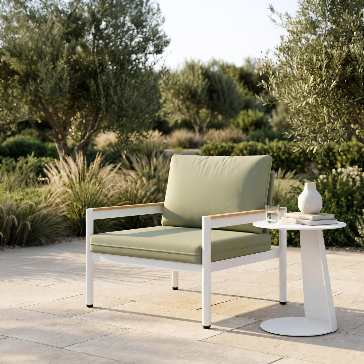 ZUO Sunny Isles Side Table White