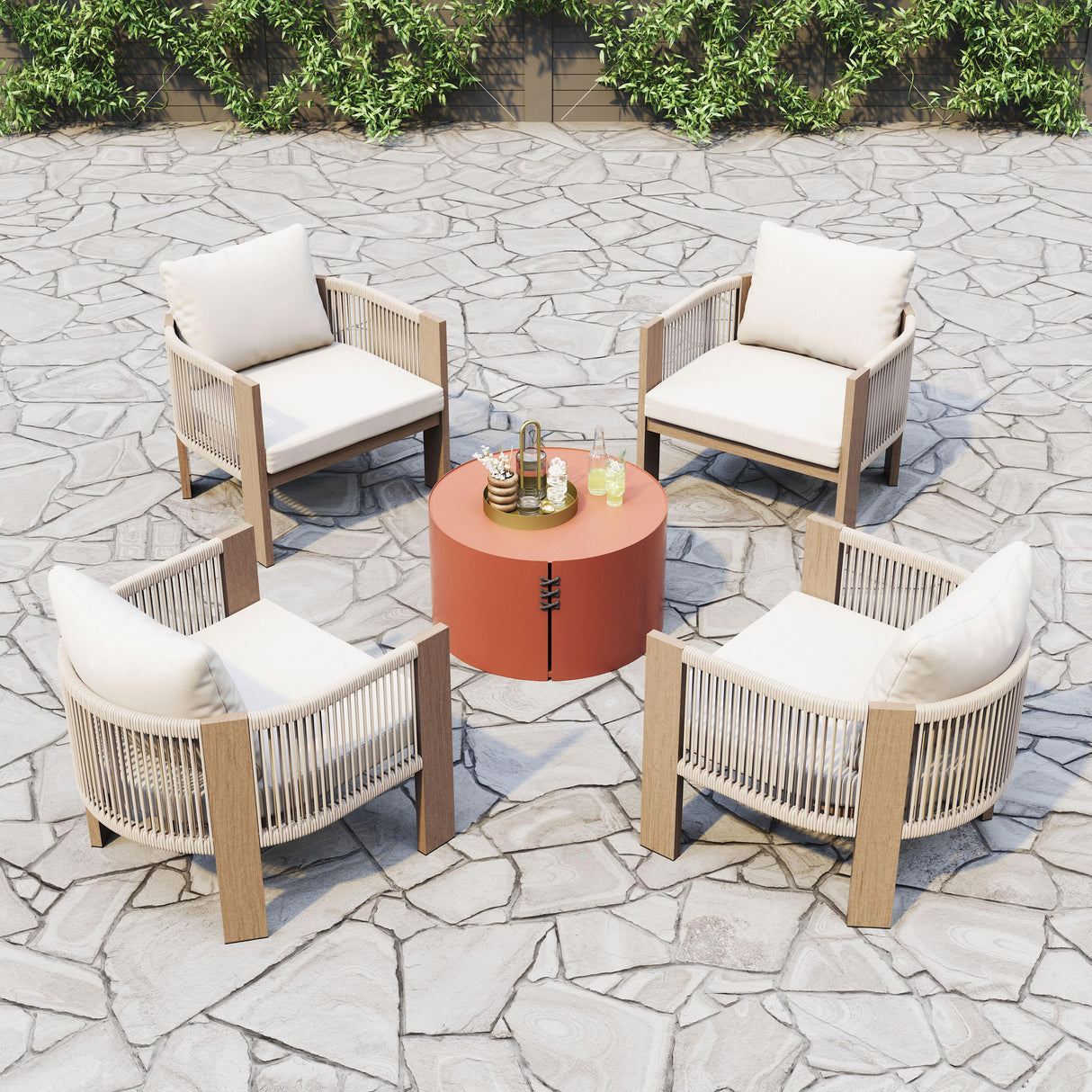 ZUO Rebel Accent Chair Beige