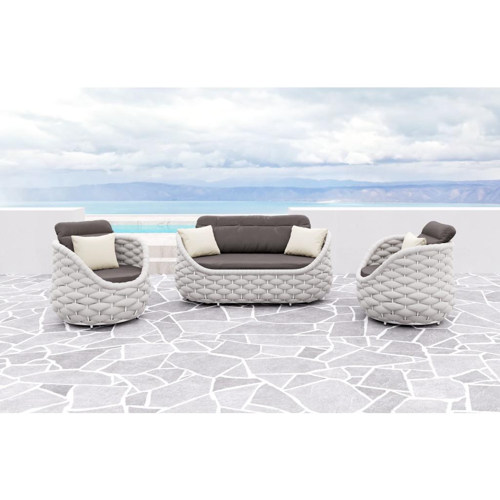 ZUO Coral Reef Accent Chair Gray
