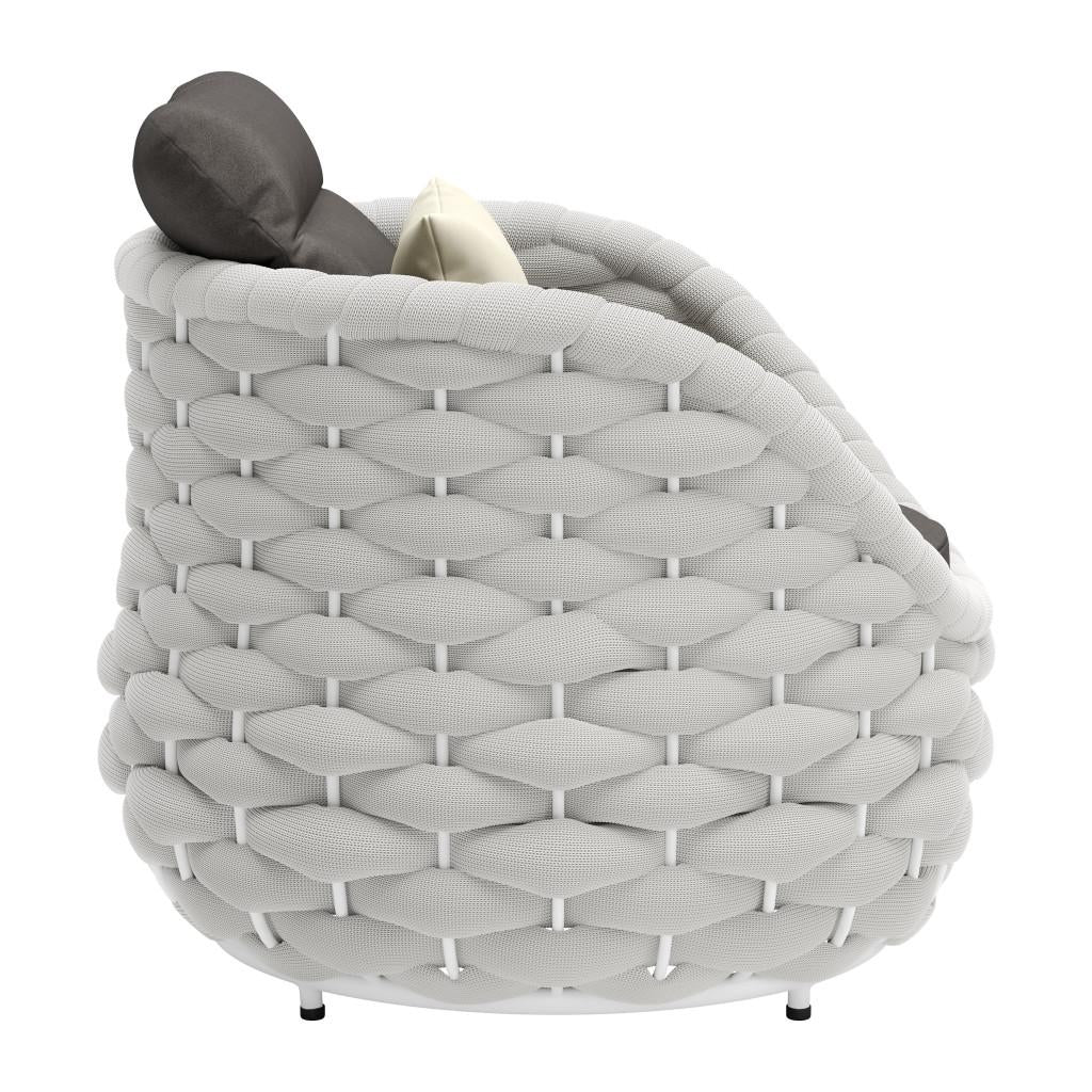 ZUO Coral Reef Accent Chair Gray