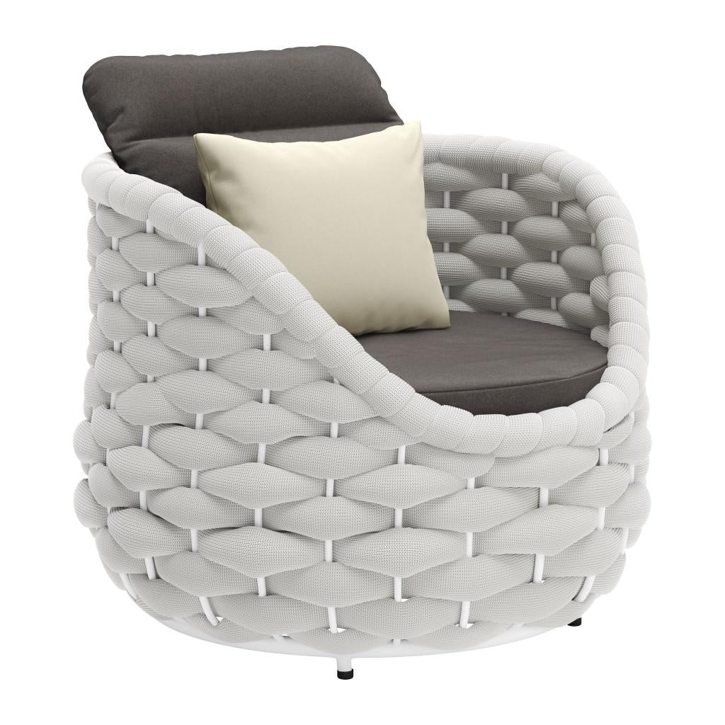 ZUO Coral Reef Accent Chair Gray