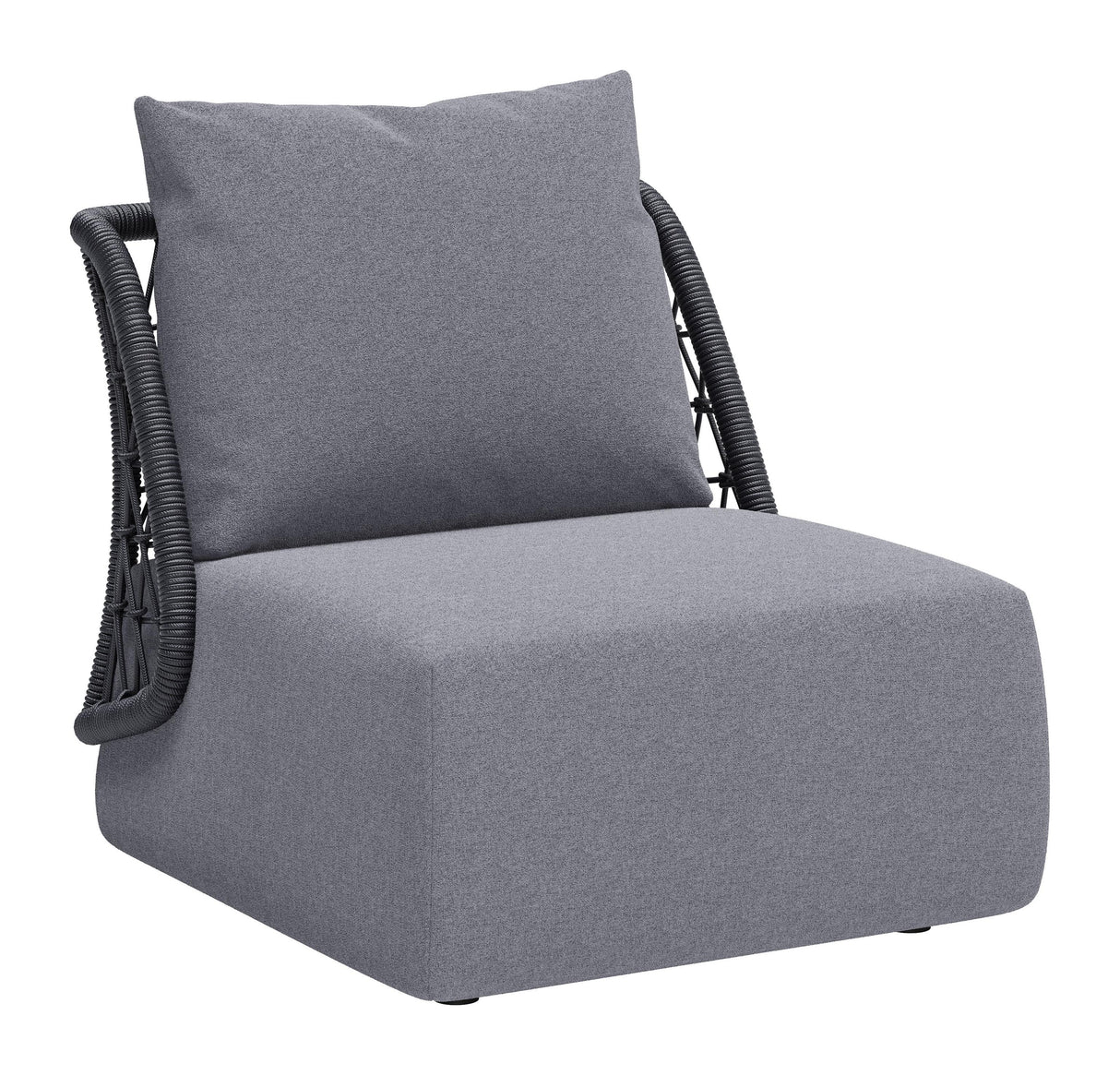 ZUO Mekan Accent Chair Gray