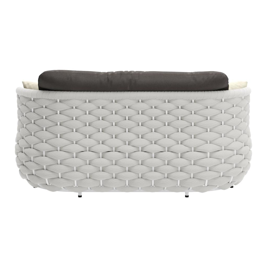 ZUO Coral Reef Loveseat Gray