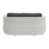 ZUO Coral Reef Loveseat Gray