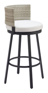 ZUO Midnight Wave Barstool White