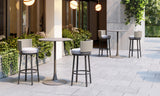 ZUO Midnight Wave Barstool White