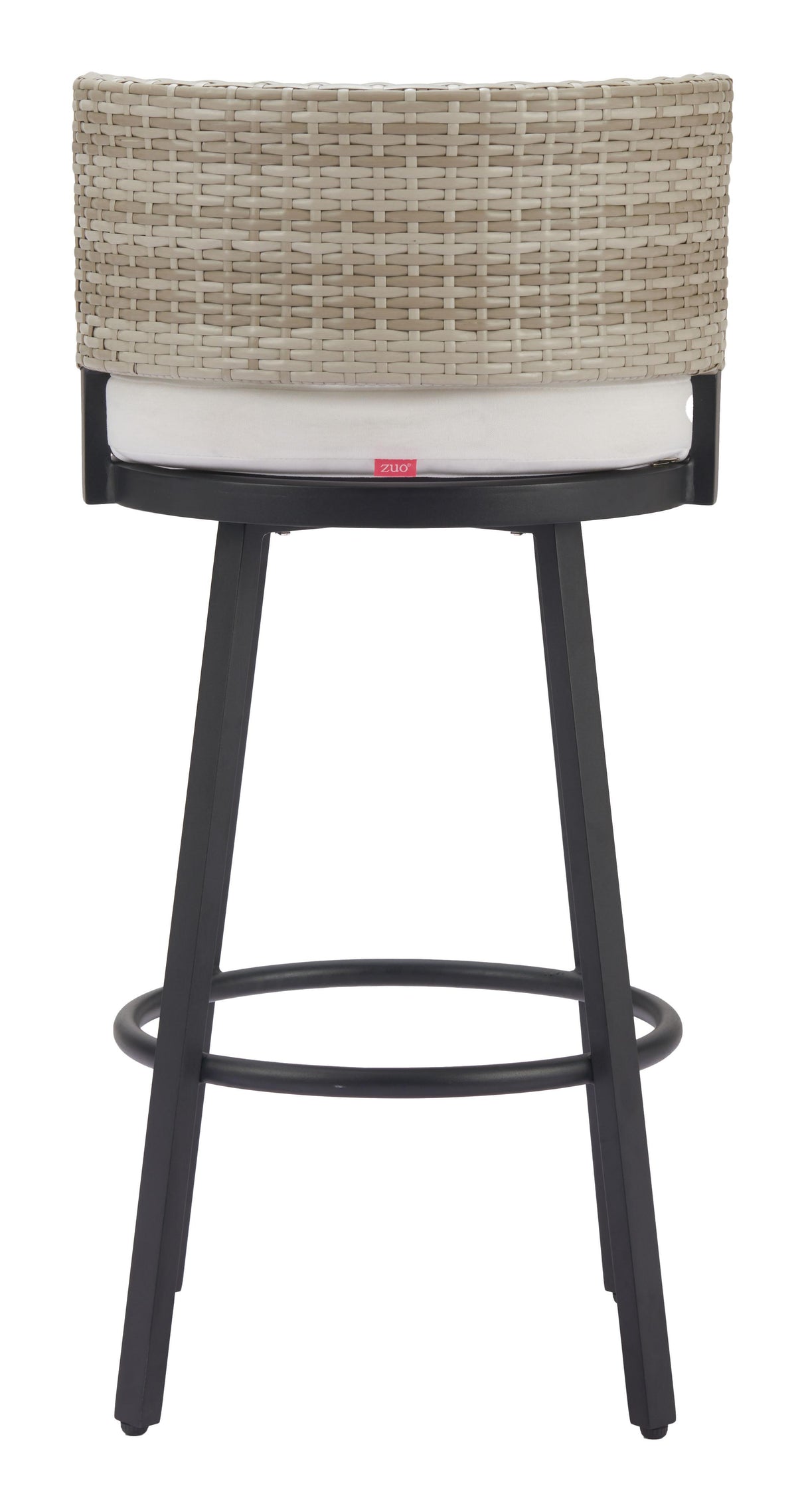 ZUO Midnight Wave Barstool White